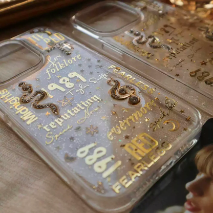 iPhone 16 Taylor Swift Golden Charms (TS Eras Glitter Edition)